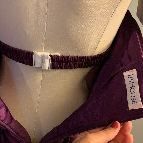 Beautiful JJ’s House knee length Grape color dress - Picture 6 of 7